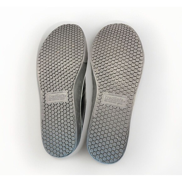 Tredsafe Unisex Slip-Resistant Leather Shoes Black Men’s Size 11 Women’s Size 12 - Picture 10 of 10